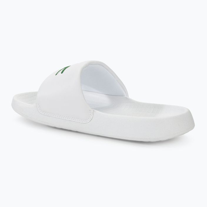 Lacoste men's flip-flops 45CMA0002 white/green 3