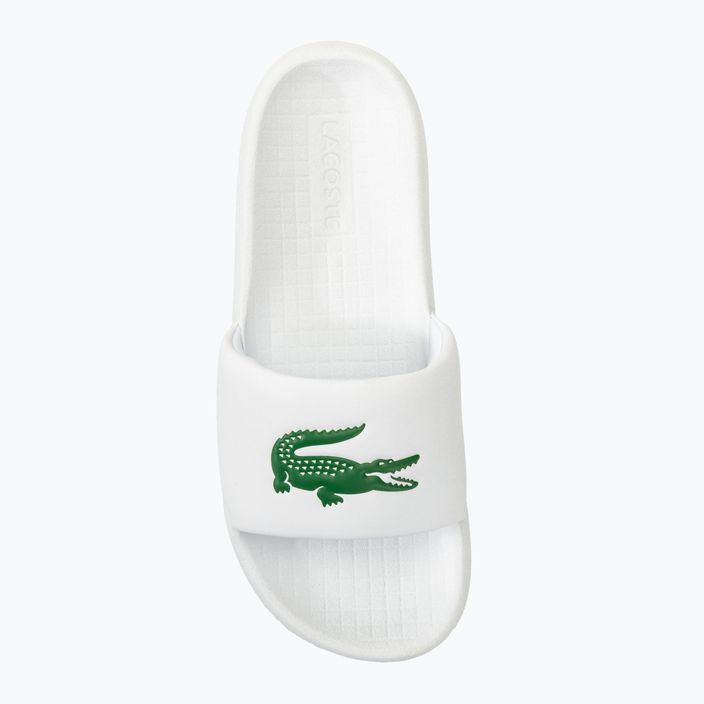 Lacoste men's flip-flops 45CMA0002 white/green 5