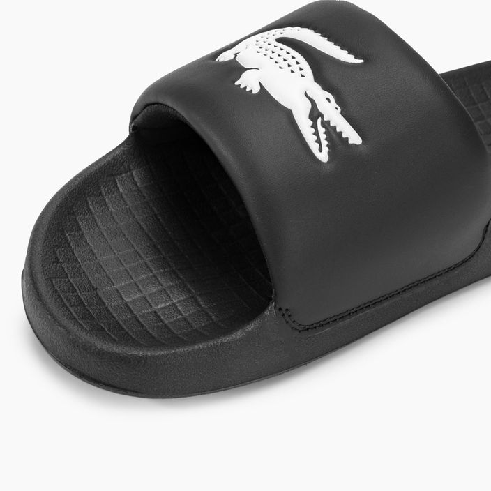 Lacoste men's flip-flops 45CMA0002 black/white 7