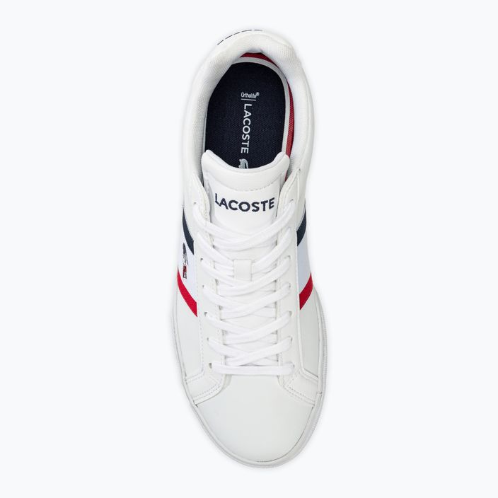 Lacoste men's shoes 45CMA0055 white/navy/red 5
