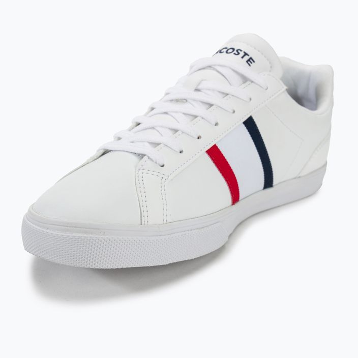 Lacoste men's shoes 45CMA0055 white/navy/red 7