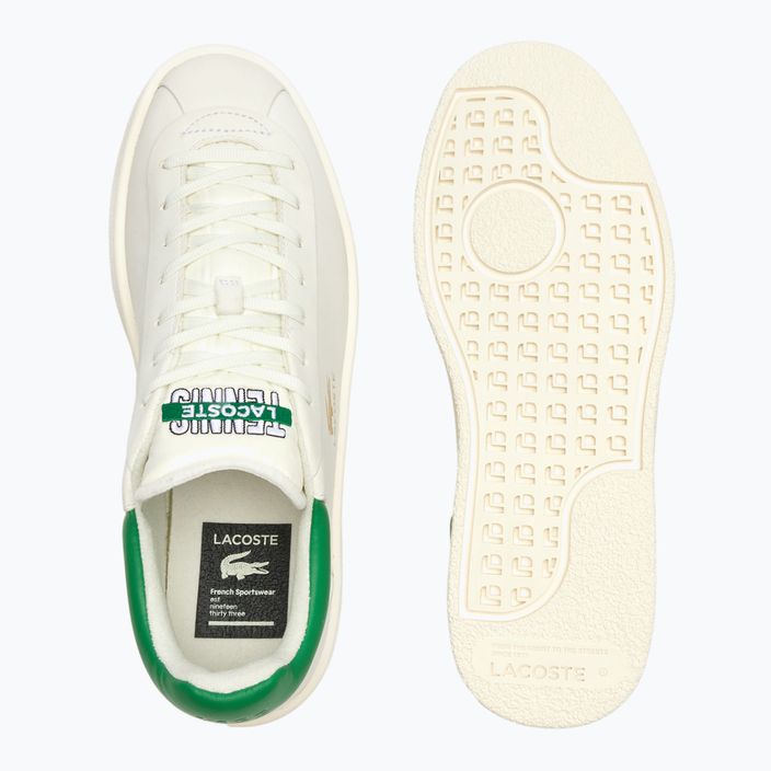 Lacoste men's shoes 47SMA0040 white/green 13