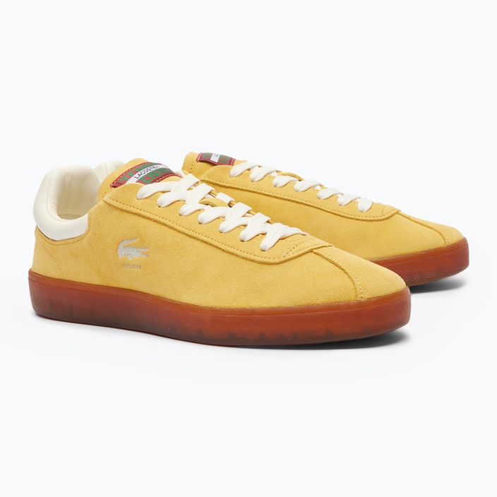 Lacoste men's shoes 47SMA0041 yellow/gum 8