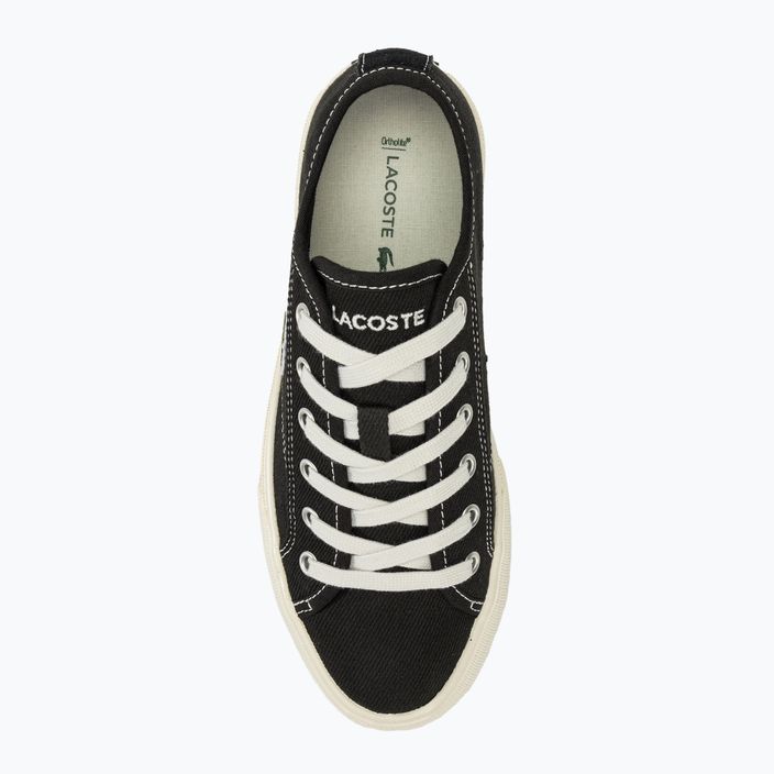 Lacoste women's shoes 47CFA0006 black / off white 5