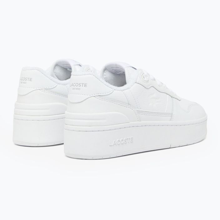 Lacoste women's shoes T-Clip Platform white 3