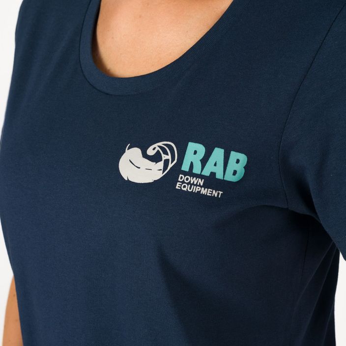 Women's trekking t-shirt Rab Stance Vintage navy blue QCB-76 4