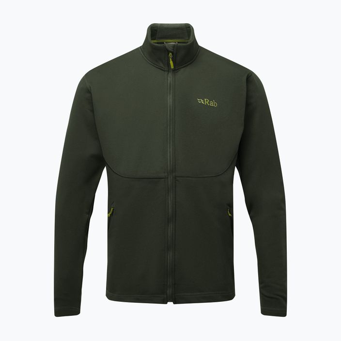 Rab Geon men's fleece hoodie green QFE-95-ARM 7