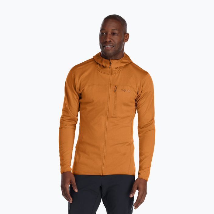 Men's trekking jacket Rab Ascendor Hoody orange QFF-42