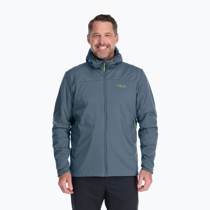 Men's insulated jacket Rab Xenair Alpine Light blue QIP-01