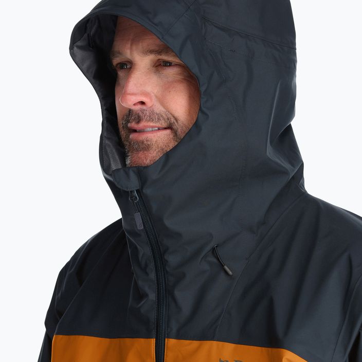 Rab Arc Eco grey men's membrane rain jacket QWH-07-BEM 5