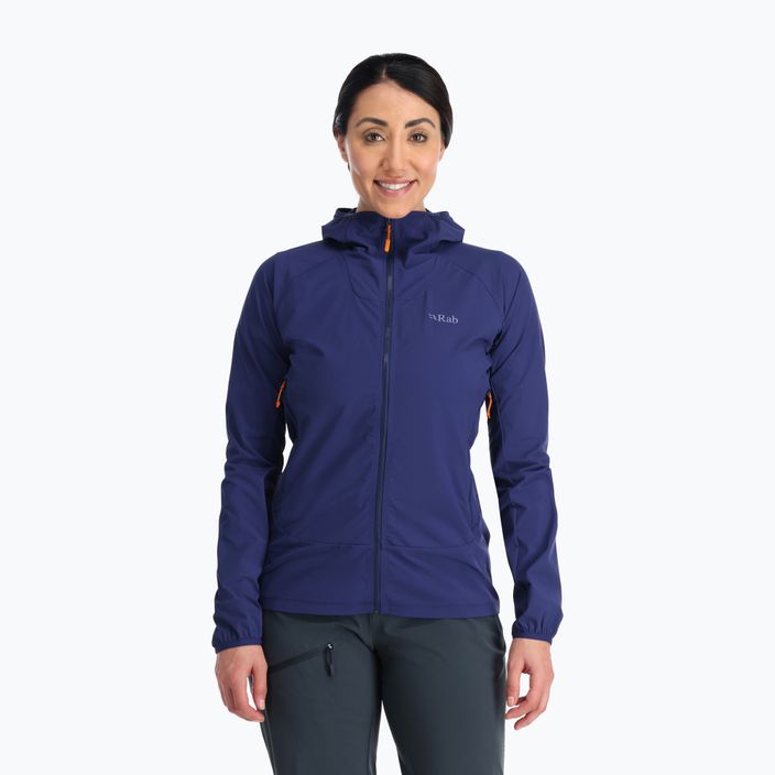 Women's softshell jacket Rab Borealis blue QWS-39-PTB-08