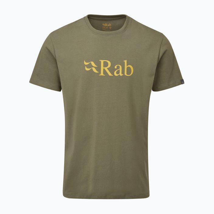 Men's Rab Stance Logo light khaki T-shirt 4