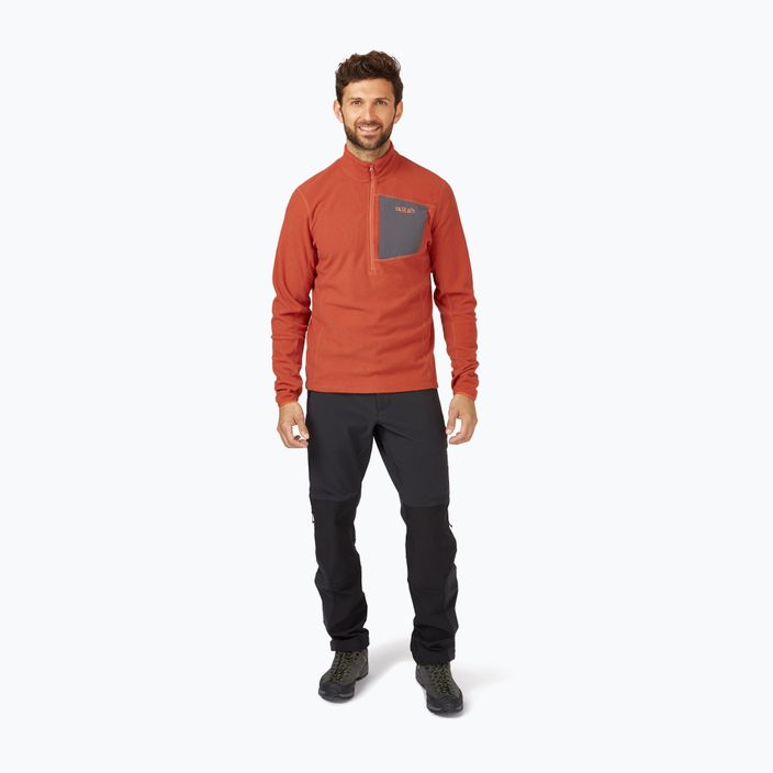 Men's Rab Tecton Pull-On sweatshirt red clay 2