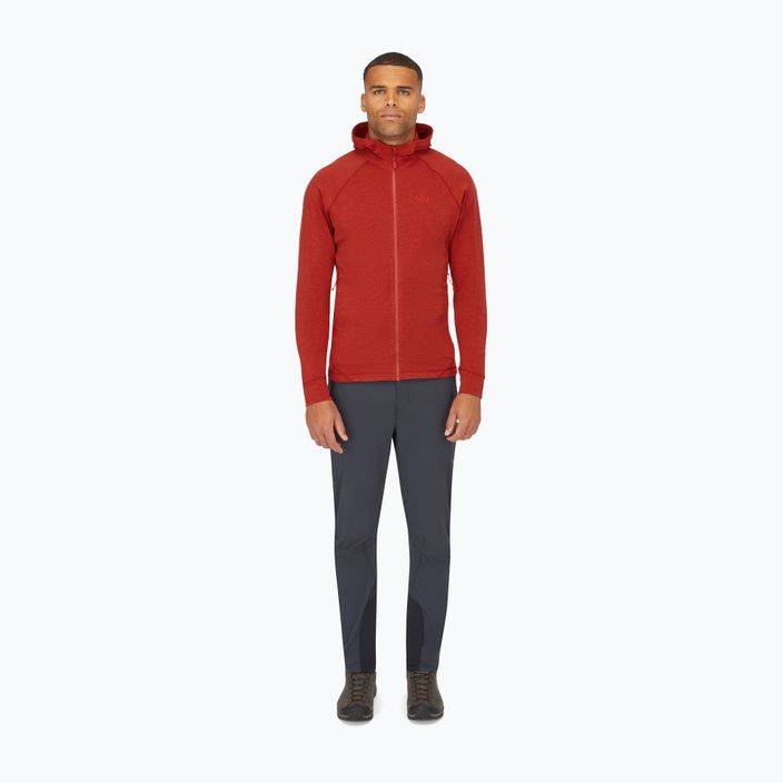 Men's Rab Nexus Hoody tuscan red sweatshirt 2