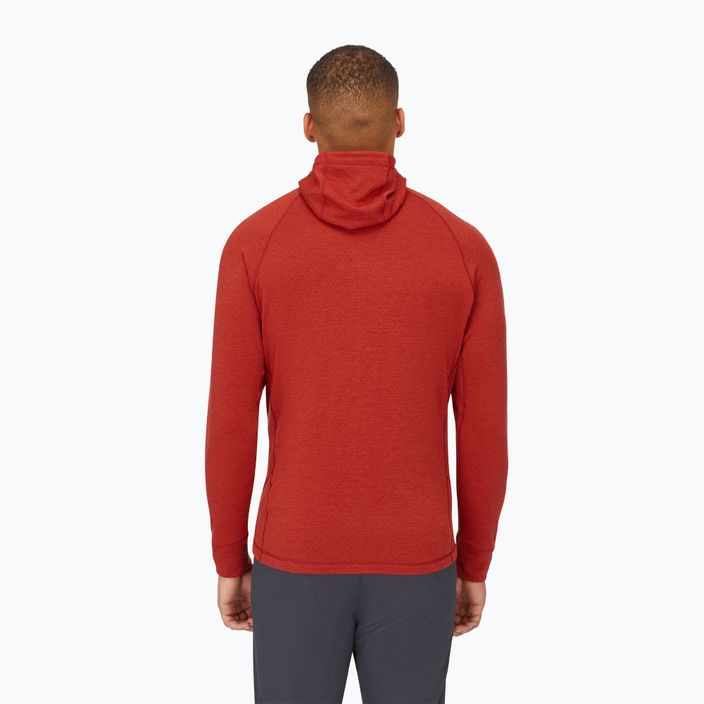 Men's Rab Nexus Hoody tuscan red sweatshirt 4