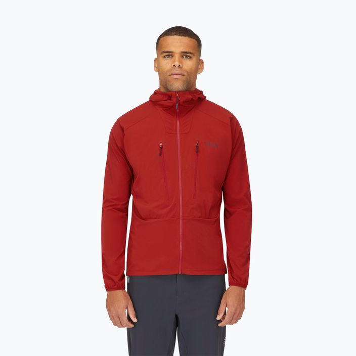 Men's softshell jacket Rab Borealis tuscan red