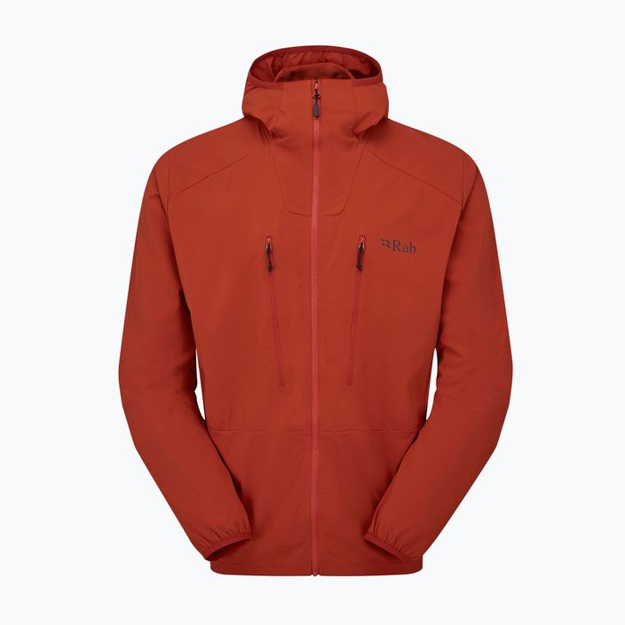 Men's softshell jacket Rab Borealis tuscan red 5