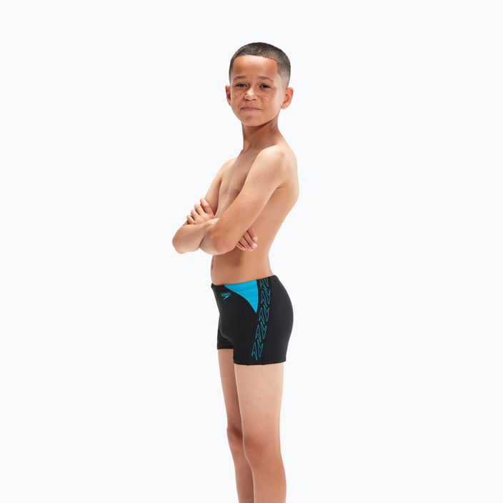 Speedo Hyper Boom Logo Splice Aquashort kids' swim trunks 8-00315015176 6
