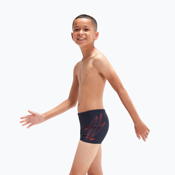 Speedo Hyper Boom Logo Placement Aquashort children's swim trunks navy blue 8-00315415190 6
