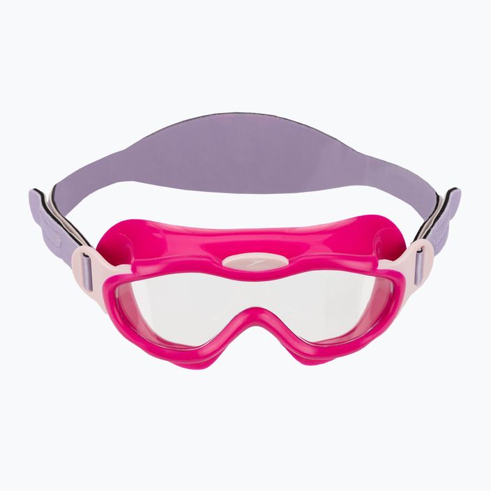 Speedo Sea Squad Children's Swim Mask Jr electric pink/miami lilac/blossom/clear 2