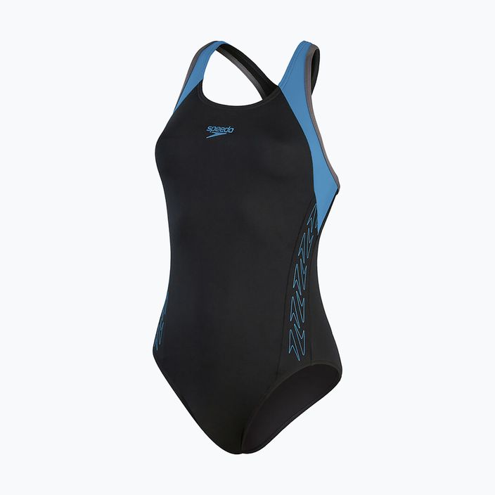Speedo Hyperboom Splice Flyback women's one-piece swimsuit black 8-00305015160 4