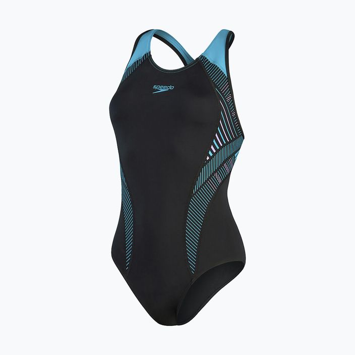 Speedo Plastisol Laneback one-piece swimsuit black 8-00305414840 4