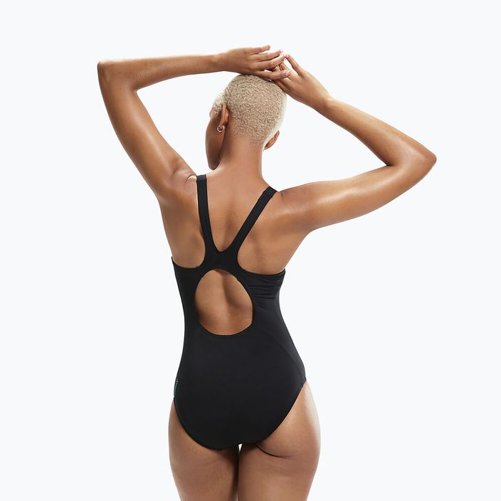 Speedo Placement Muscleback one-piece swimsuit black 8-00305814837 6