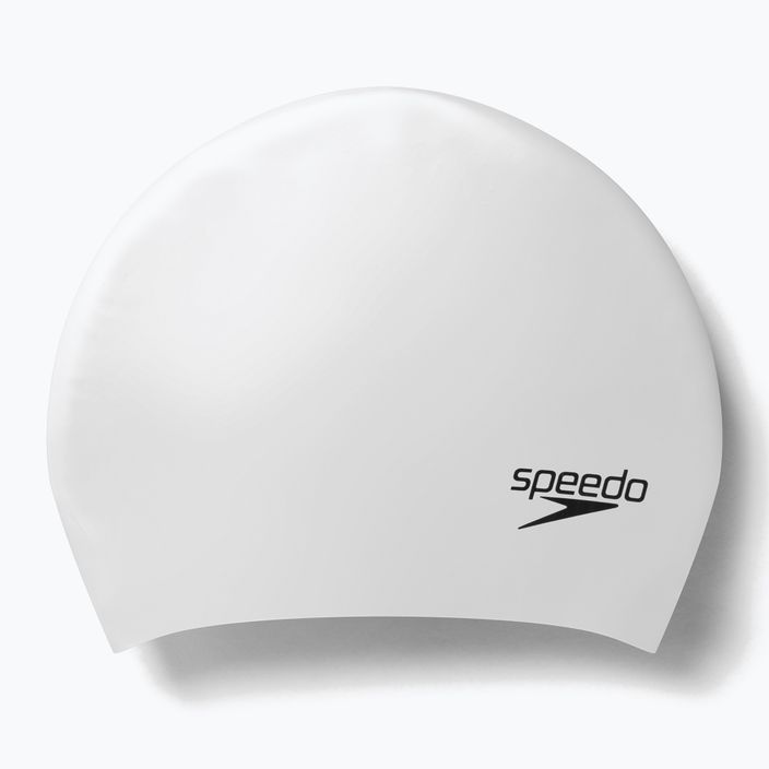 Speedo Long Hair silver swimming cap 8-0616814561 5