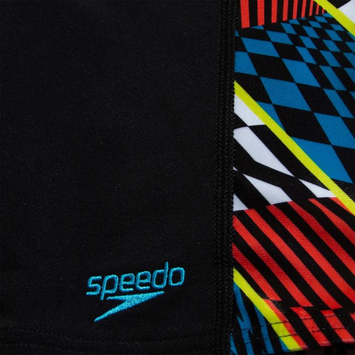 Speedo Digital Panel children's swim trunks black/white/watermelon 4