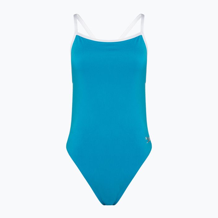Speedo Solid Vback bolt/white women's one-piece swimsuit