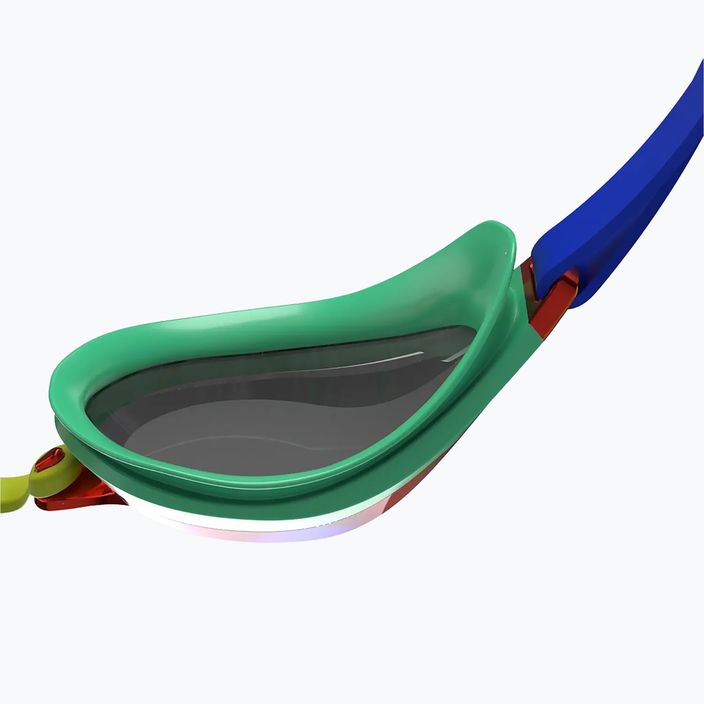 Speedo Fastskin Speedsocket 2 Mirror swim goggles harlequin green/mandarin peel/true cobalt 4