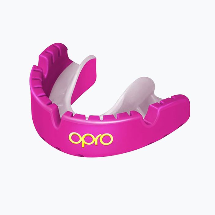 Jaw protector for orthodontic braces Opro Gold Braces pink 2