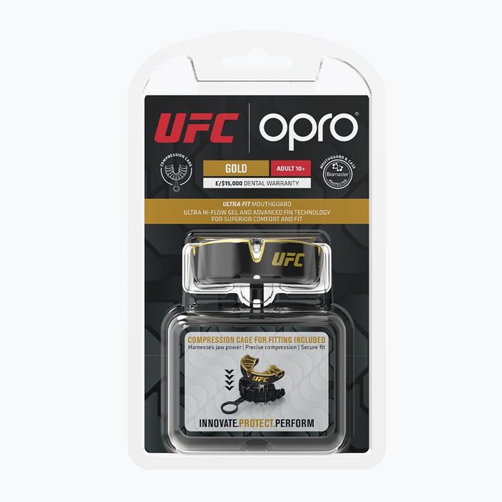 Opro UFC GEN2 black-gold jaw protector 9608-GOLD 2