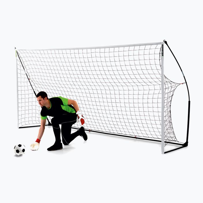 QuickPlay Kickster Academy football goal 365 x 180 cm white/black 3