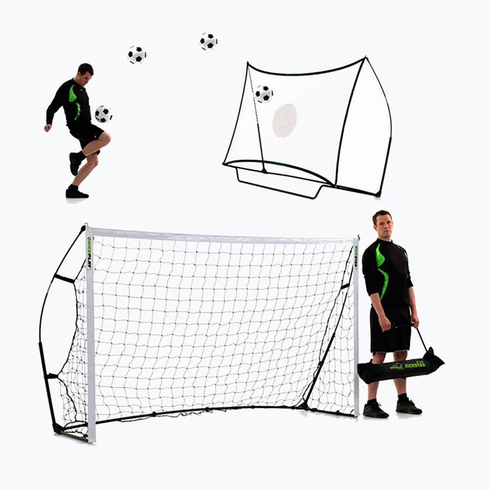 Football goal+ rebounder QuickPlay Kickster 2 in 1 240 x 150 cm white/black 4