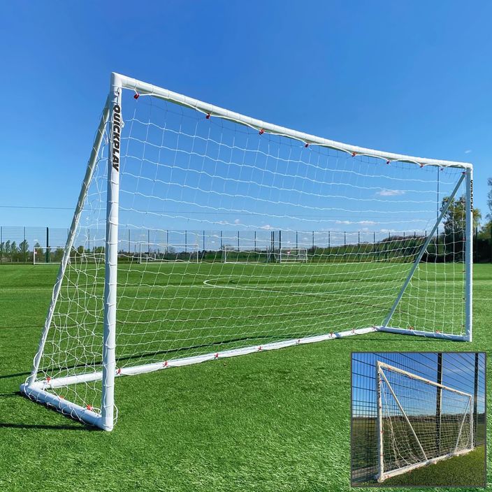 QuickPlay Q-Fold football goal 500 x 200 cm white 2