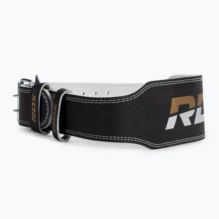 RDX Belt 4" Leather weightlifting belt black WBS-4RB 2