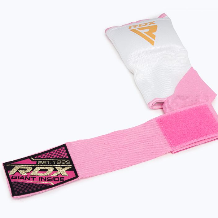 Women's inner gloves RDX white and pink HYP-ISP 4