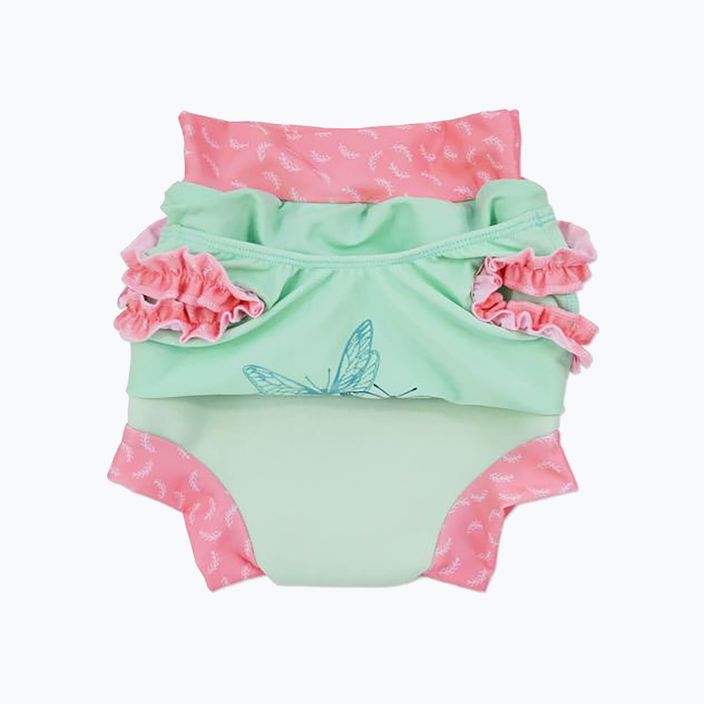 Children's one-piece swimsuit Splash About Happy Nappy Dragonflies green CHNDFL 2