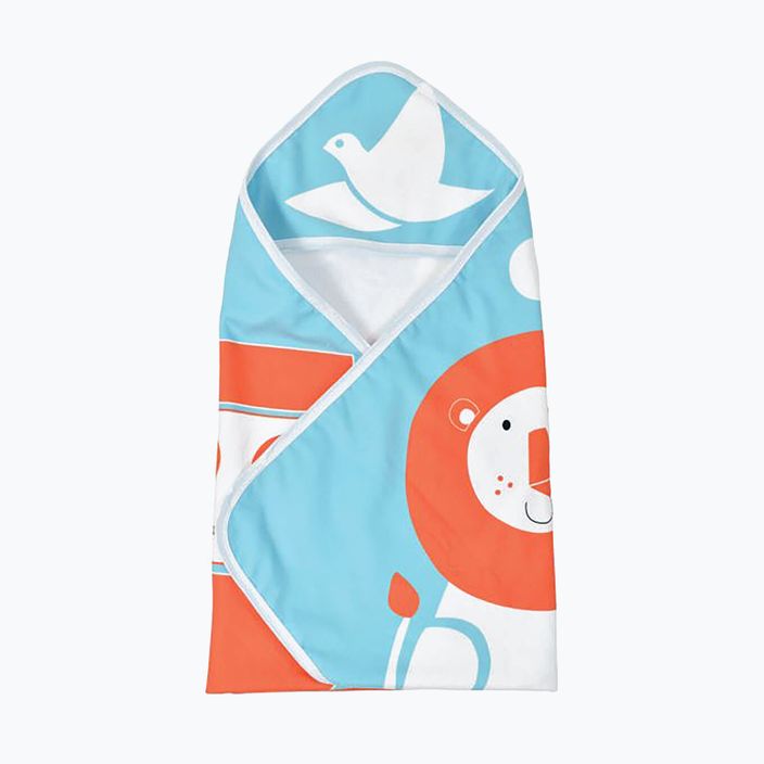 Children's hooded towel Splash About Noah's Ark blue HTNOA 6