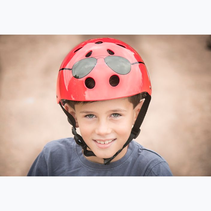 Hornit Aviators red children's bike helmet 12