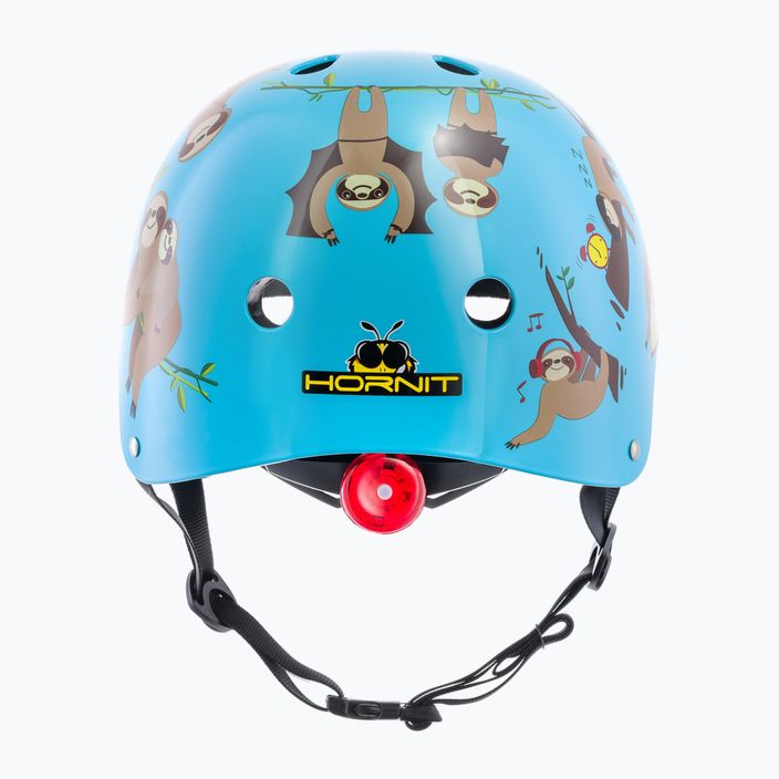 Hornit Sloth blue/brown children's bike helmet 3