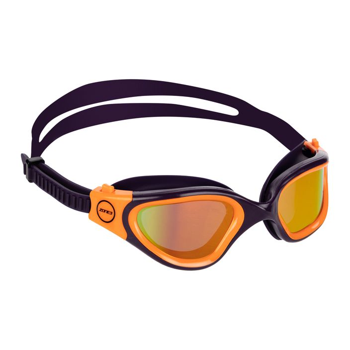 ZONE3 Vapour Polarized Lens swim goggles navy/hi-vis orange 2