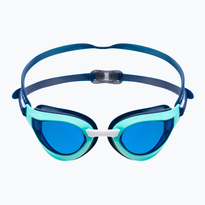 ZONE3 Viper Speed Streamline Smoke navy/turquoise/blue swim goggles SA19GOGVI103 2