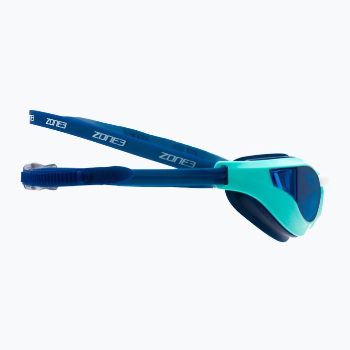 ZONE3 Viper Speed Streamline Smoke navy/turquoise/blue swim goggles SA19GOGVI103 3