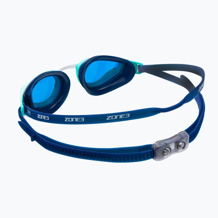 ZONE3 Viper Speed Streamline Smoke navy/turquoise/blue swim goggles SA19GOGVI103 4
