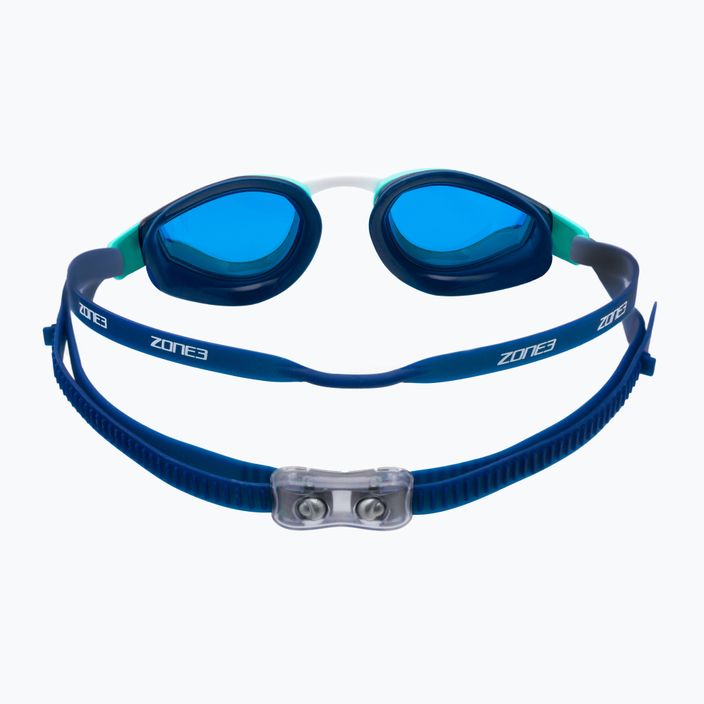 ZONE3 Viper Speed Streamline Smoke navy/turquoise/blue swim goggles SA19GOGVI103 5