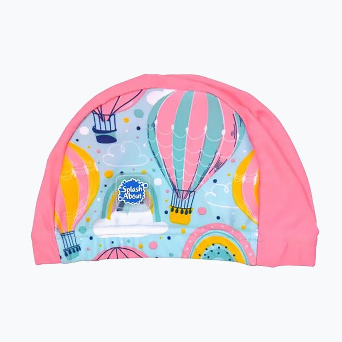 Children's swimming cap Splash About Arka Balloons pink SHUA0 4