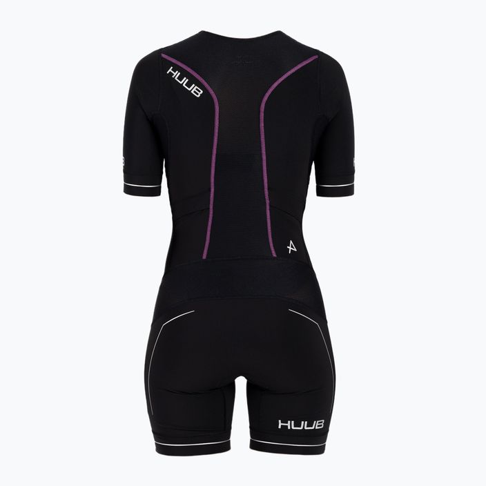 Women's Triathlon Suit HUUB Aura Long Course Tri Suit black AURLCS 2