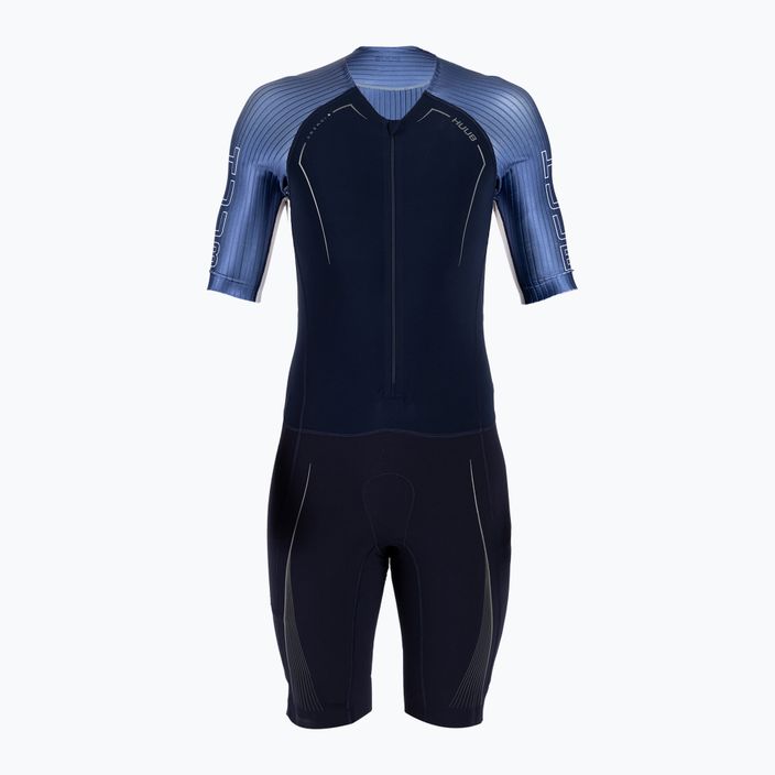 HUUB men's triathlon suit Anemoi Aero + Flatlock black-blue ANEPF
